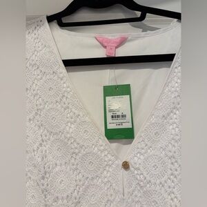 Lilly Pulitzer Ivory Lace Cardigan